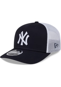 New Era New York Yankees 9SEVENTY Stretch Snap Cotton Trucker Adjustable Hat - Navy Blue