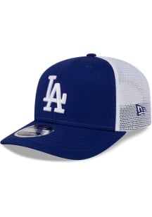 New Era Los Angeles Dodgers 9SEVENTY Stretch Snap Cotton Trucker Adjustable Hat - Blue