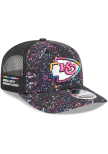 New Era Kansas City Chiefs 2025 Crucial Catch Stretch 9SEVENTY Adjustable Hat - Black