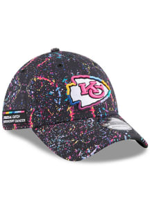 New Era Kansas City Chiefs Mens Black 2025 Crucial Catch 39THIRTY Flex Hat