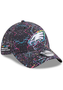 New Era Philadelphia Eagles Mens Black 2025 Crucial Catch 39THIRTY Flex Hat