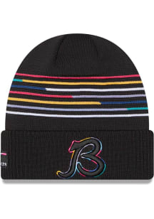 New Era Chicago Bears Black 2025 Crucial Catch Cuff Mens Knit Hat