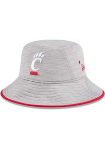 New Era Cincinnati Bearcats Grey Heathered Bucket Mens Bucket Hat
