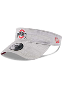 New Era Ohio State Buckeyes Mens Grey Heathered Visor Adjustable Visor