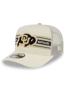 New Era Colorado Buffaloes Banner A-Frame 9FIFTY Adjustable Hat - White