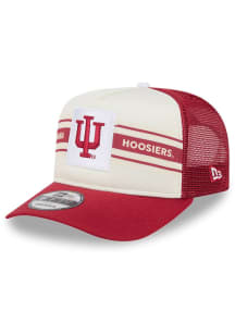 New Era Indiana Hoosiers Banner A-Frame 9FIFTY Adjustable Hat - Cardinal