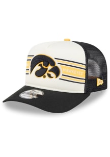 New Era Iowa Hawkeyes Banner A-Frame 9FIFTY Adjustable Hat - Black