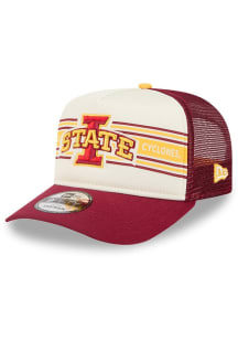New Era Iowa State Cyclones Banner A-Frame 9FIFTY Adjustable Hat - Cardinal