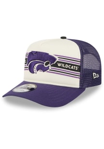 New Era K-State Wildcats Banner A-Frame 9FIFTY Adjustable Hat - Purple