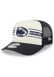 New Era Penn State Nittany Lions Banner A-Frame 9FIFTY Adjustable Hat - Navy Blue