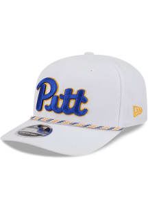 New Era Pitt Panthers Multi Rope Stretch Snap 9SEVENTY Adjustable Hat - White