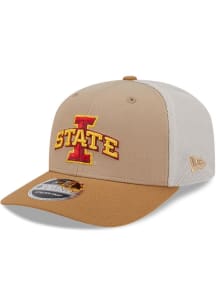 New Era Iowa State Cyclones 2T 9SEVENTY Trucker Adjustable Hat - Tan