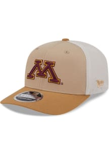 New Era Minnesota Golden Gophers 2T 9SEVENTY Trucker Adjustable Hat - Tan