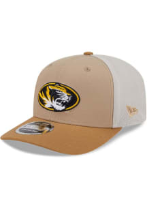 New Era Missouri Tigers 2T 9SEVENTY Trucker Adjustable Hat - Tan