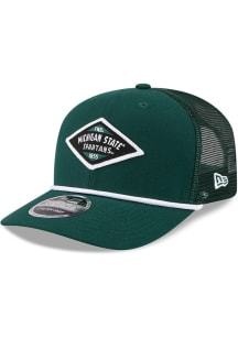 New Era Michigan State Spartans Team Stretch Snap 9SEVENTY Adjustable Hat - Green