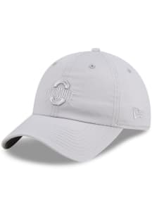 New Era Ohio State Buckeyes Ripstop Casual Classic Adjustable Hat - Grey