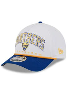 New Era Pitt Panthers Arch M Crown A Frame 9FORTY Adjustable Hat - White