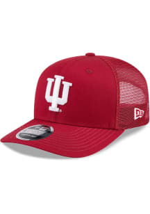 New Era Indiana Hoosiers Evergreen 9SEVENTY Stretch Snap Adjustable Hat - Red
