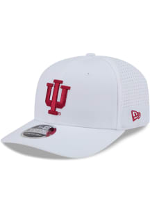 New Era Indiana Hoosiers Evergreen Perform 9SEVENTY Stretch Snap Adjustable Hat - White