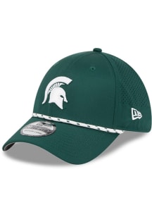 New Era Michigan State Spartans Mens Green Perform 39THIRTY Flex Hat