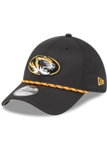 New Era Missouri Tigers Mens Black Perform 39THIRTY Flex Hat