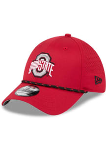 New Era Ohio State Buckeyes Mens Red Perform 39THIRTY Flex Hat