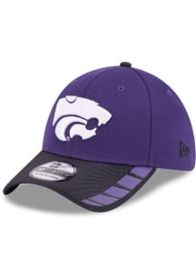 New Era K-State Wildcats Mens Purple Visor Hit 39THRITY Flex Hat