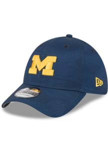 New Era Michigan Wolverines Mens Blue Tonal Camo 39THIRTY Flex Hat