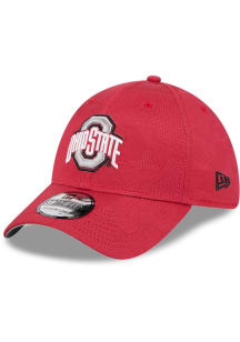 New Era Ohio State Buckeyes Mens Red Tonal Camo 39THIRTY Flex Hat
