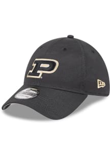 New Era Purdue Boilermakers Mens Black Tonal Camo 39THIRTY Flex Hat