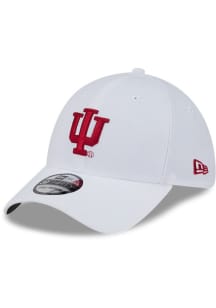 New Era Indiana Hoosiers Mens White Evergreen 39THIRTY Flex Hat