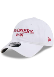 New Era Indiana Hoosiers White Team Fan 9TWENTY Womens Adjustable Hat