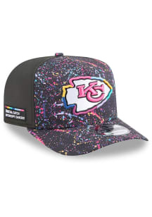 New Era Kansas City Chiefs Black 2025 Crucial Catch 9FIFTY A Frame Mens Snapback Hat