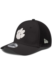 New Era Clemson Tigers Mens Black Neo 39THIRTY Flex Hat