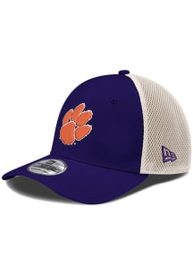 New Era Clemson Tigers Mens Purple Neo 39THIRTY Flex Hat
