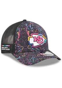 New Era Kansas City Chiefs 2025 Crucial Catch A Frame 9FORTY M Crown Adjustable Hat - Black