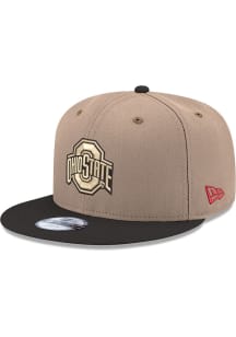 New Era Ohio State Buckeyes Tan JR 9FIFTY Youth Snapback Hat