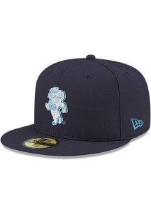 New Era North Carolina Tar Heels Mens Navy Blue 59FIFTY Fitted Hat