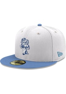New Era North Carolina Tar Heels Mens White 2T 59FIFTY Fitted Hat
