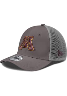 New Era Minnesota Golden Gophers Mens Grey Neo 39THIRTY Flex Hat