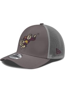 New Era Minnesota Golden Gophers Mens Grey Neo 39THIRTY Flex Hat