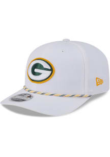 New Era Green Bay Packers White Multi Rope Stretch Snap Jr 9SEVENTY Youth Adjustable Hat