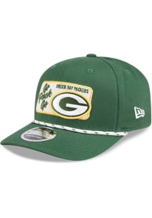 New Era Green Bay Packers Chant Stretch Snap 9SEVENTY Adjustable Hat - Green