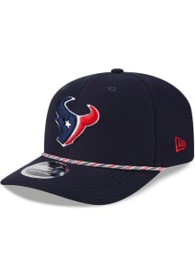 New Era Houston Texans Multi Rope Stretch Snap 9SEVENTY Adjustable Hat - Navy Blue