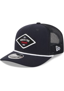 New Era Houston Texans Team Stretch Snap 9SEVENTY Adjustable Hat - Navy Blue