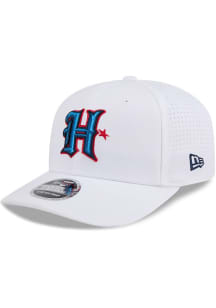 New Era Houston Texans Evergreen Perform 9SEVENTY Stretch Snap Adjustable Hat - White