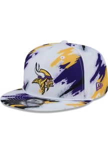 New Era Minnesota Vikings White Paint JR 9FIFTY Youth Snapback Hat