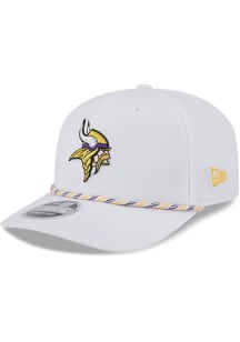 New Era Minnesota Vikings White Multi Rope Stretch Snap Jr 9SEVENTY Youth Adjustable Hat