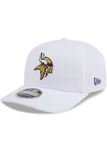 New Era Minnesota Vikings Evergreen Perform 9SEVENTY Stretch Snap Adjustable Hat - White