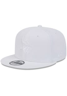 New Era Minnesota Vikings White Tonal Evergreen 9FIFTY Mens Snapback Hat